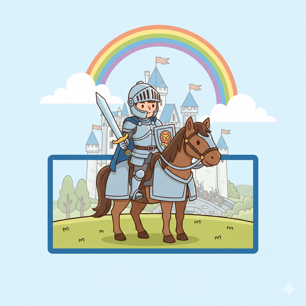 A warrior sworn to chivalry.