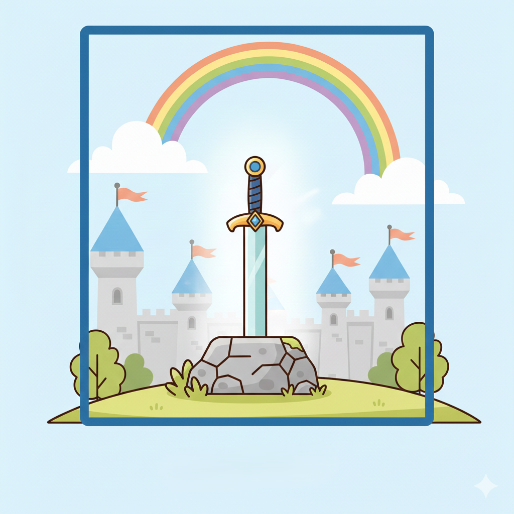 The legendary sword granted to its wielder.