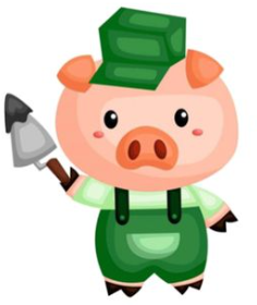 Casa construida por el tercer cerdito