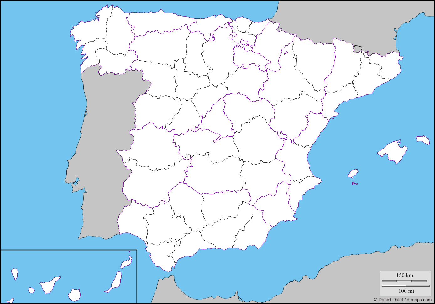 Map Quiz: Provincias de españa