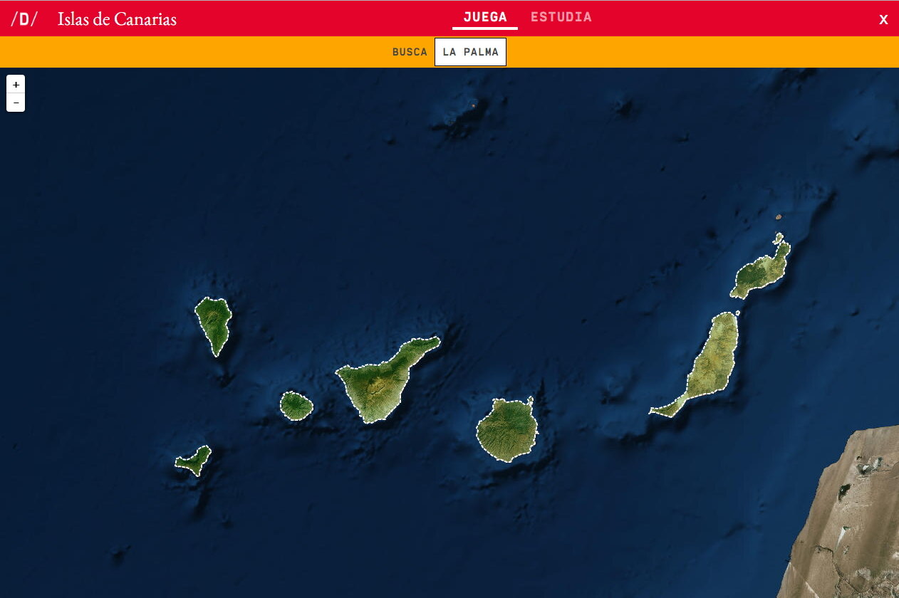 Map Quiz: Las islas canarias mapa