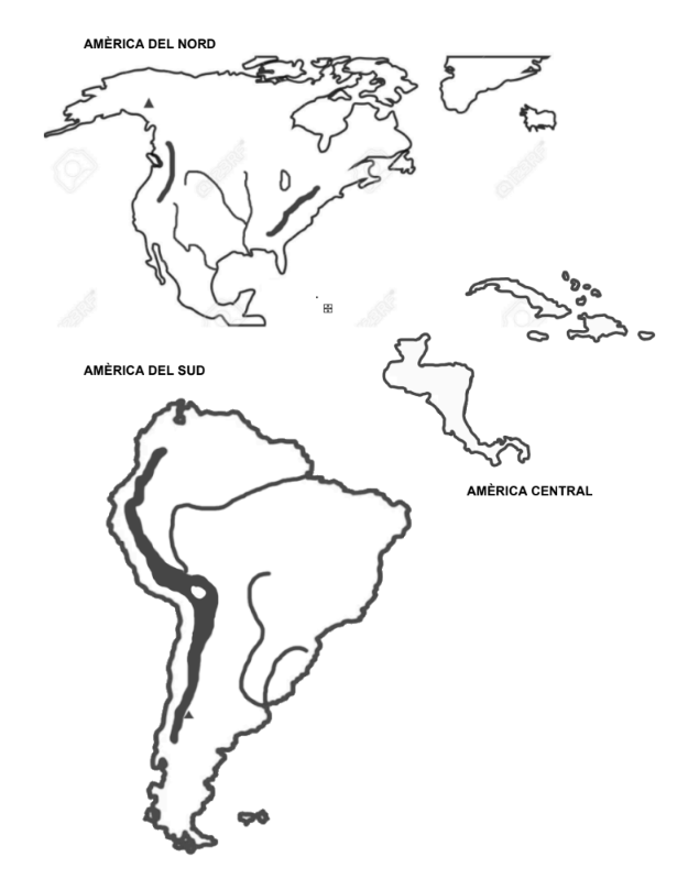 Map Quiz: Mapa Físico América (geografía - 3º e.s.o.)