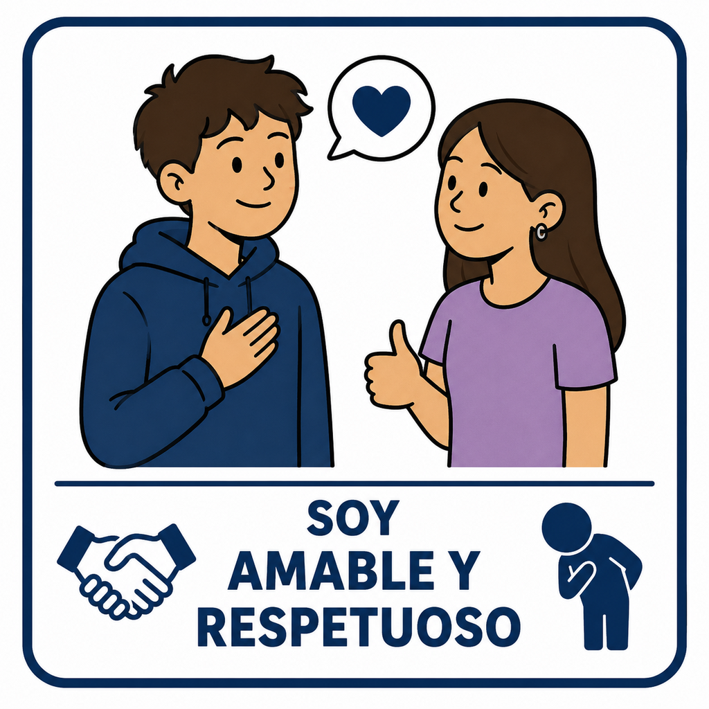 ¿Esta bien ser amable y respetuoso?