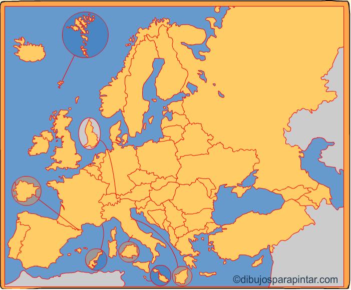 Mapas de Portugal para imprimir y que los niños descubran este país - Etapa  Infantil