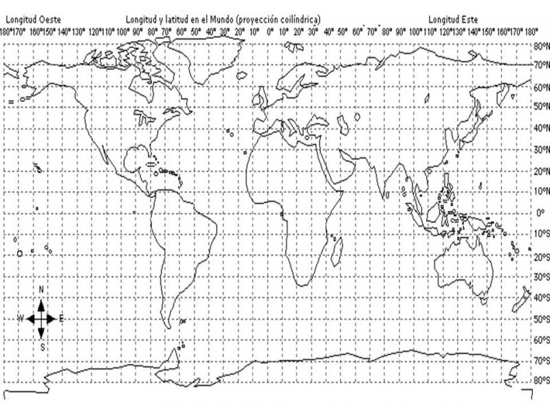 Resultado de imagem para mapa mundi  Mapas, Planisferios, Paralelos y  meridianos