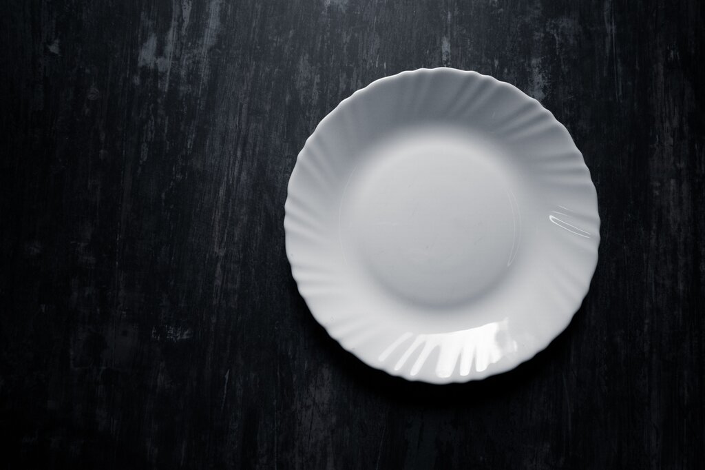 A round plate is which shape?