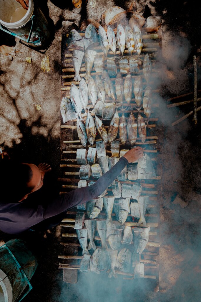 fish smoking