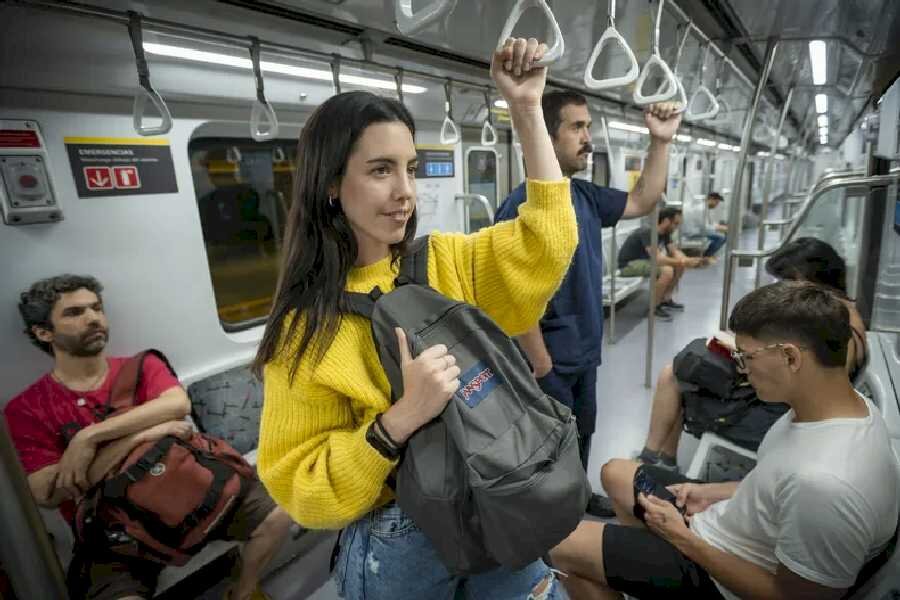...en subte