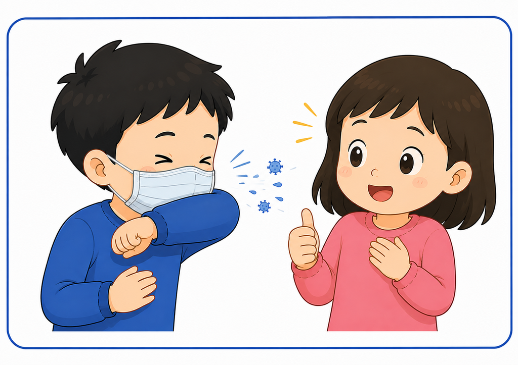 Menggunakan masker