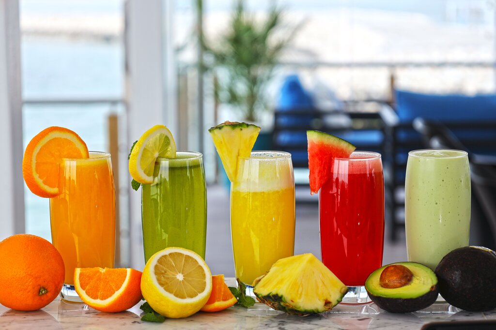 Buah dibuat jus