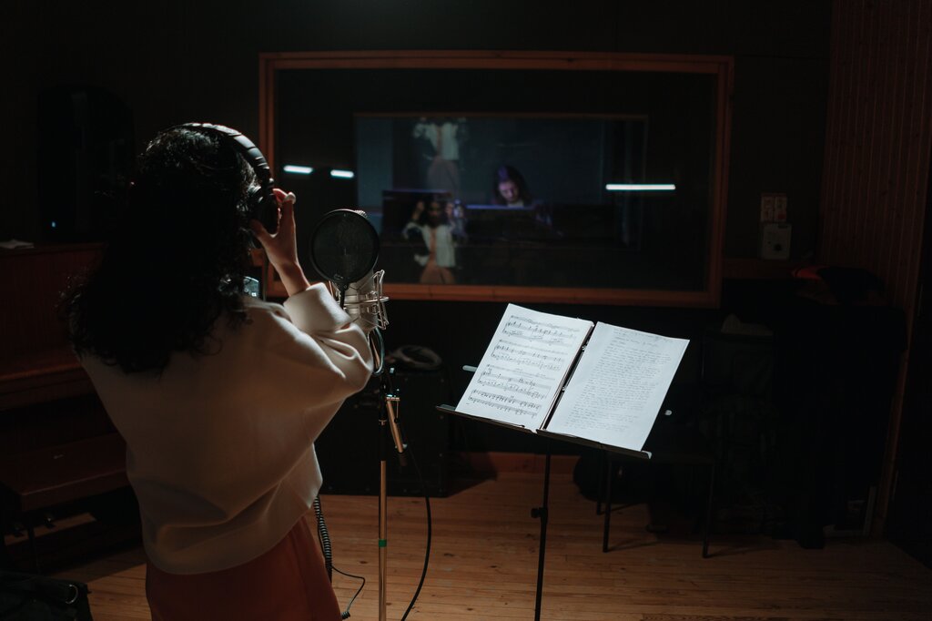 Where do you sing songs? 🎵
