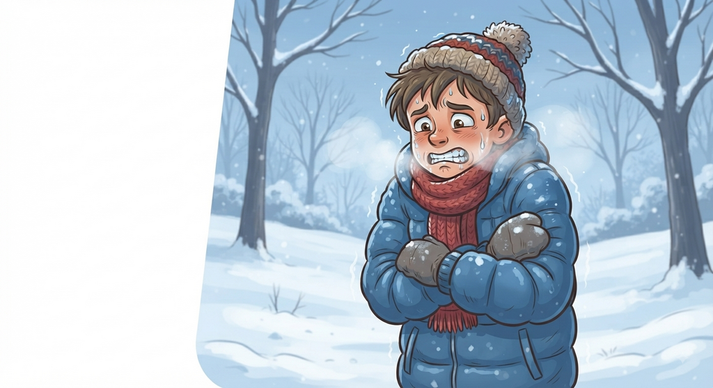 It is -5°C outside. It is ______!