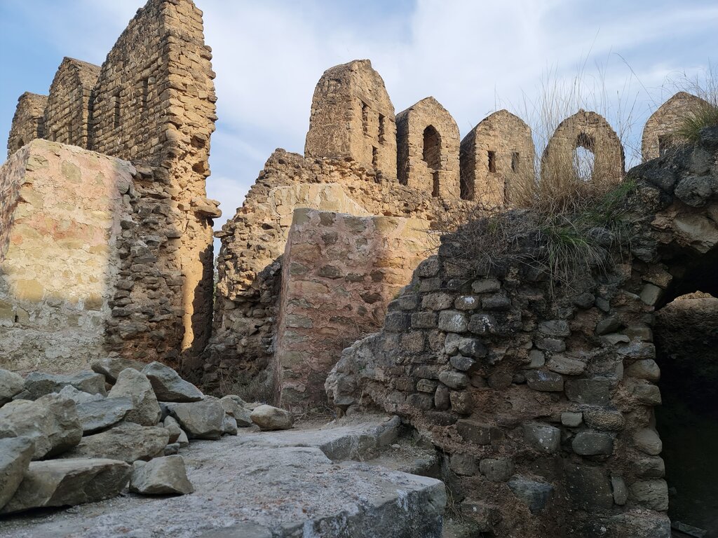 We went to a castle from hundreds of years ago. It was ______.