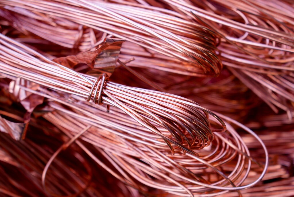 copper and iron