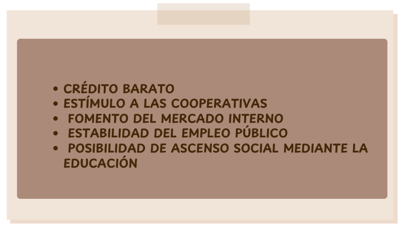 Los aspectos anteriores fueron impulsados en Costa Rica por el Estado Gestor, proporcionado con ello e