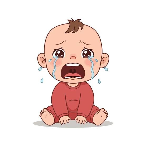 The baby is ________.