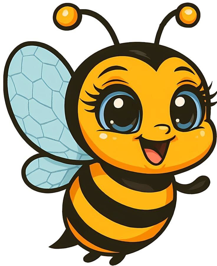 Abeja. ¿Con qué vocal empieza la palabra de la imagen?