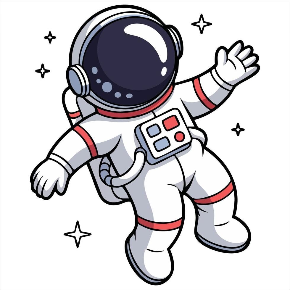 Astronauta. ¿Con qué vocal empieza la palabra de la imagen?