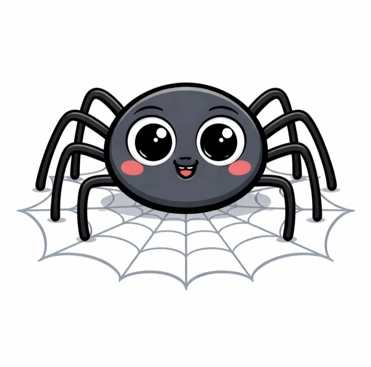 Araña. ¿Con qué vocal empieza la palabra de la imagen?