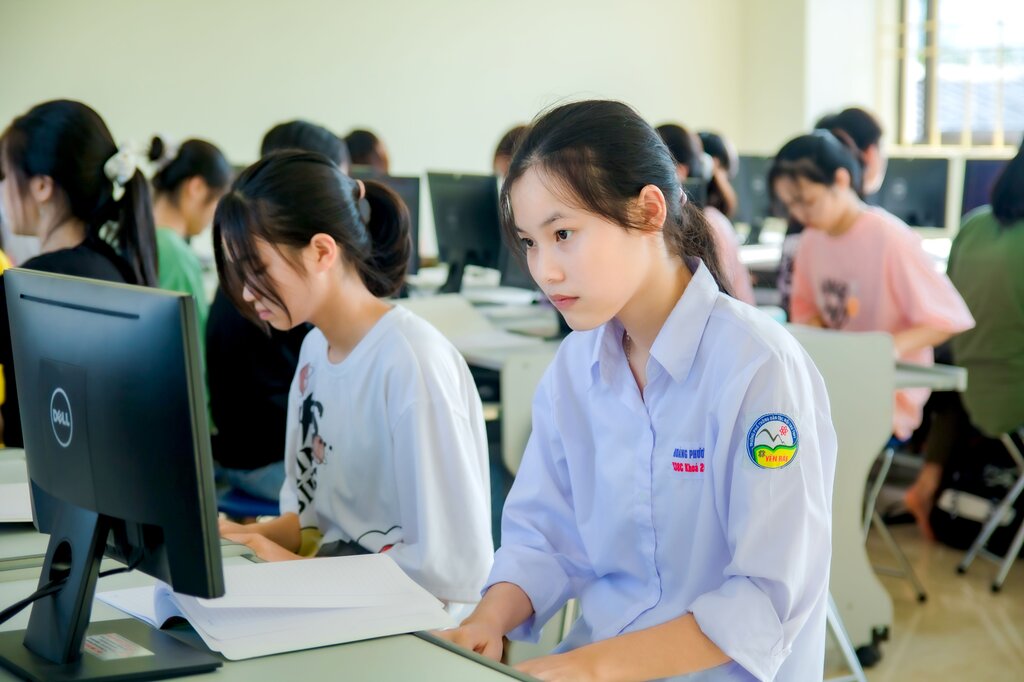 You learn about computers in _____.
