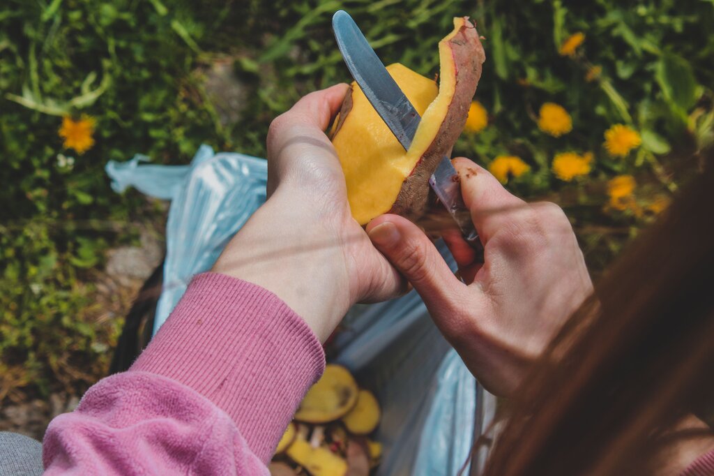 ¿Qué podemos hacer con algunos residuos orgánicos como cáscaras de frutas y verduras?