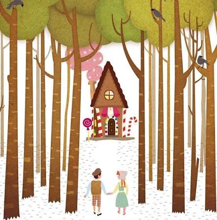 ¿De que esta hecha la casa de la bruja en Hansel y Gretel? 