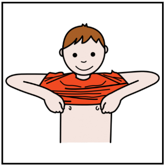 ¿Qué partes privadas de mi cuerpo debo cuidar mientras me cambio ropa?