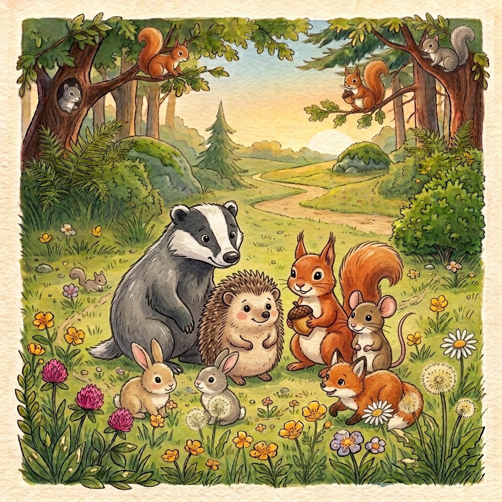 The animals