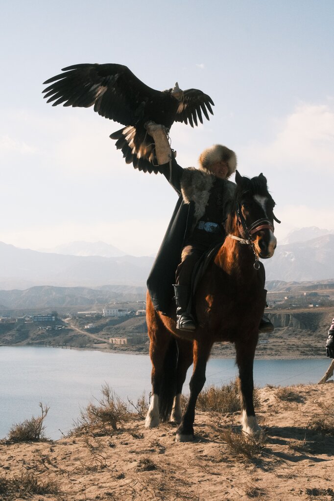 What's this man holding