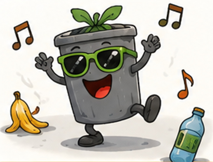 Porque la basura puede bailar 💃