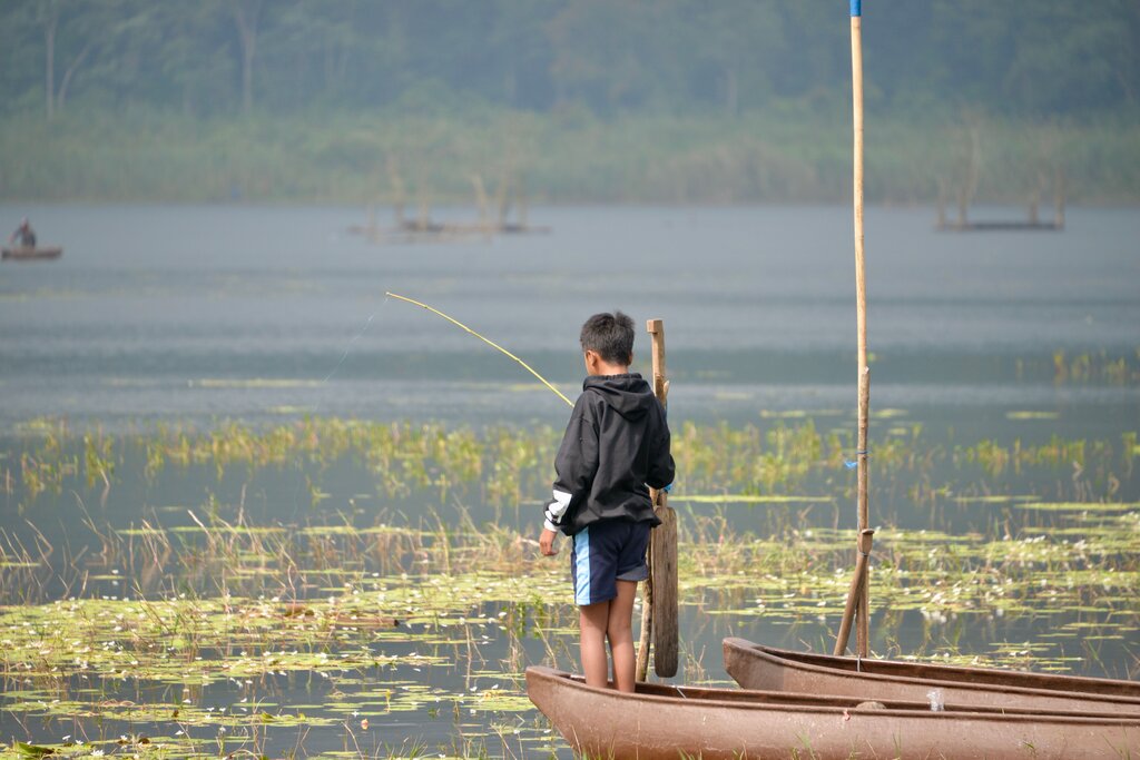 I enjoyed fishing