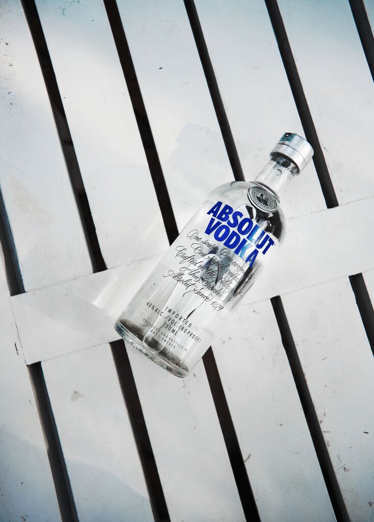 The Absolut Vodka bottle's minimalistic, label-etched-into-glass design was inspired by: