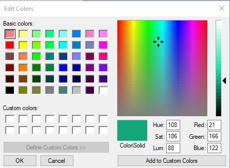 Apa yang dapat dilakukan di menu Edit Colors?