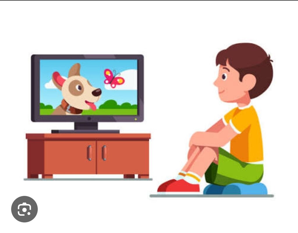 .... he watch TV at night?