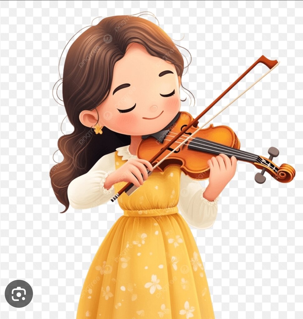 .... she play the violin?