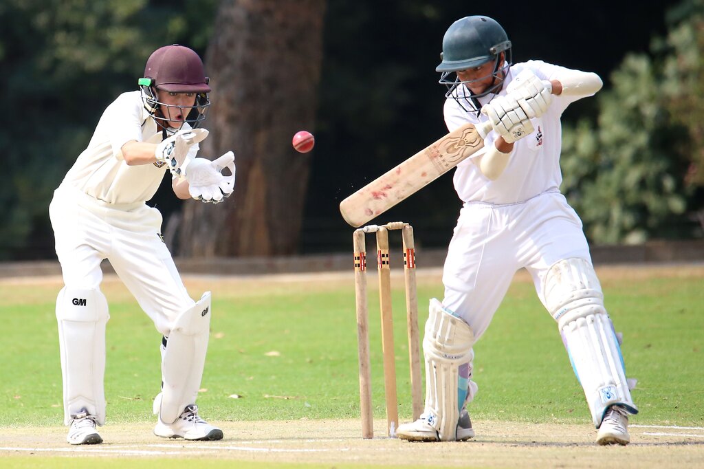 You ______ playing cricket.