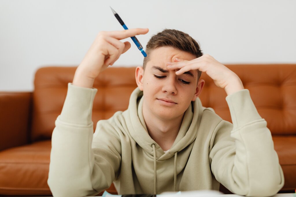 Rarely ______ such a difficult exam.