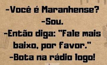 Na imagem, usa-se a Lín. Portuguesa para explicar uma expressão no Maranhão, evidenciando a função: