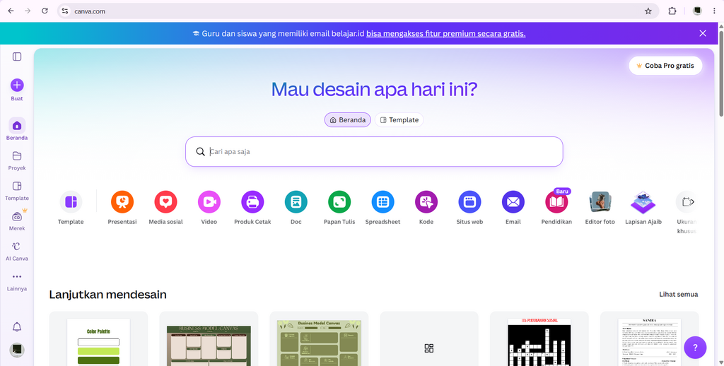 aplikasi pada gambar tersebut merupakan salah satu tempat yang dapat digunakan untuk?