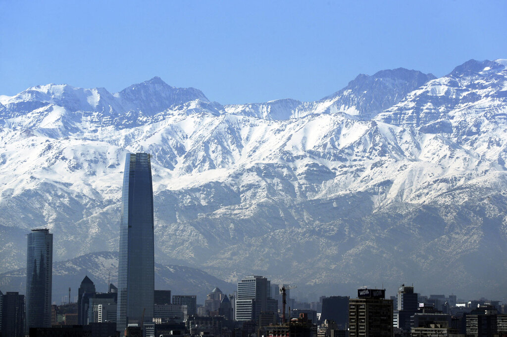 ¿Cómo se llama un cordón de montañas que se encuentra en Chile?