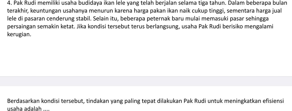 Jawab dengan benar