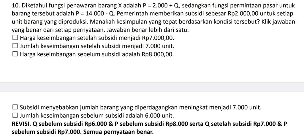 Jawab yang salah yaitu