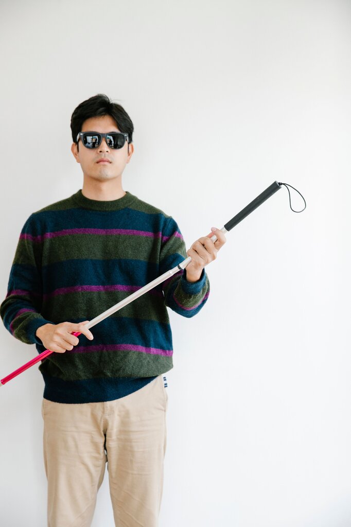 I have a  cane.