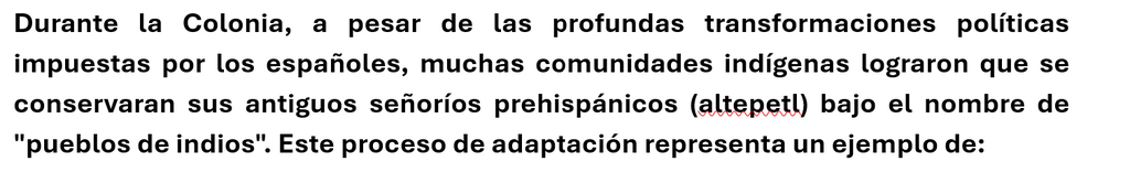 Comprensión de Cambio y Continuidad Histórica