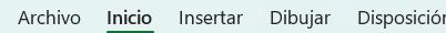 ¿Cómo se le conoce a esta sección de Excel?