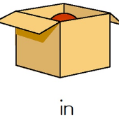 Of is preposition. На коробке предлог. in preposition. кубик с предлогами. предлог under.