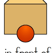 The preposition is