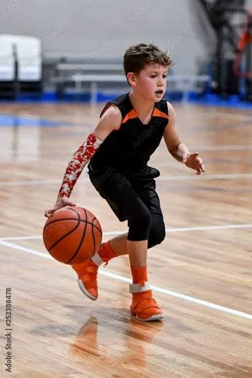 is he playing basketball?