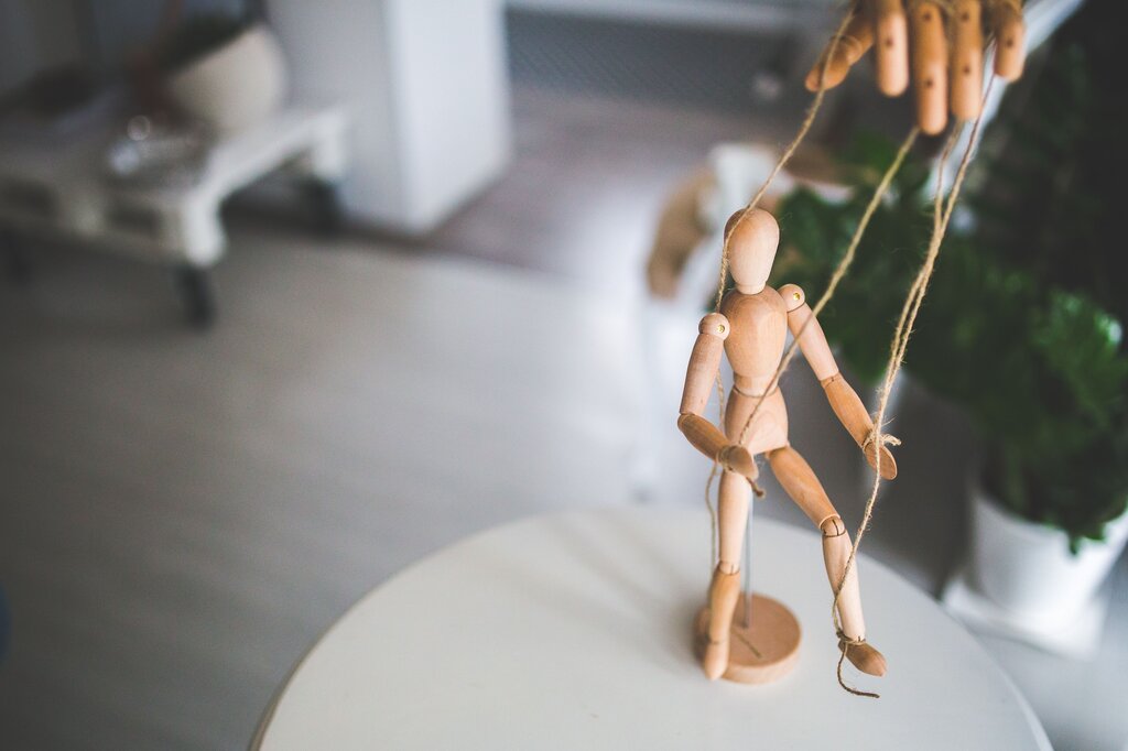 What is a string puppet called?