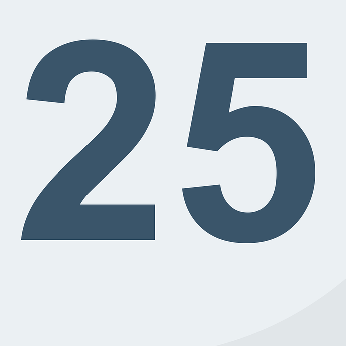 25